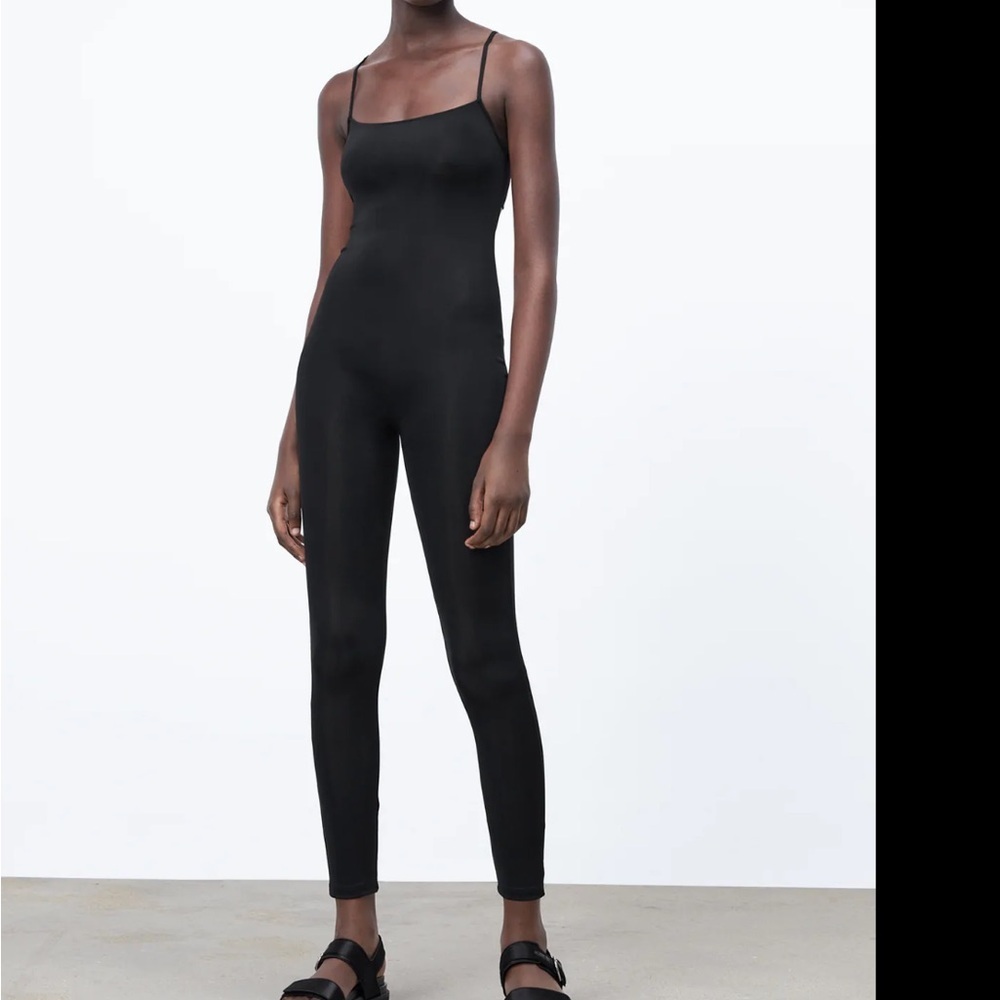 Zara Black Jumpsuit - Picture 3 of 7